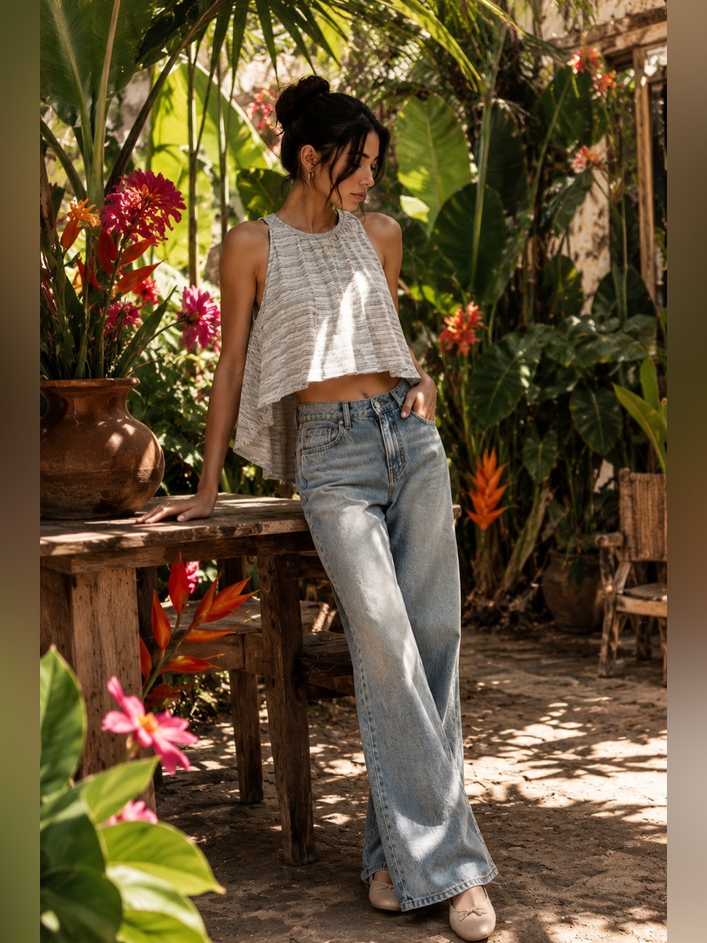 💜Firm Price💜 Free People turn it up tank top